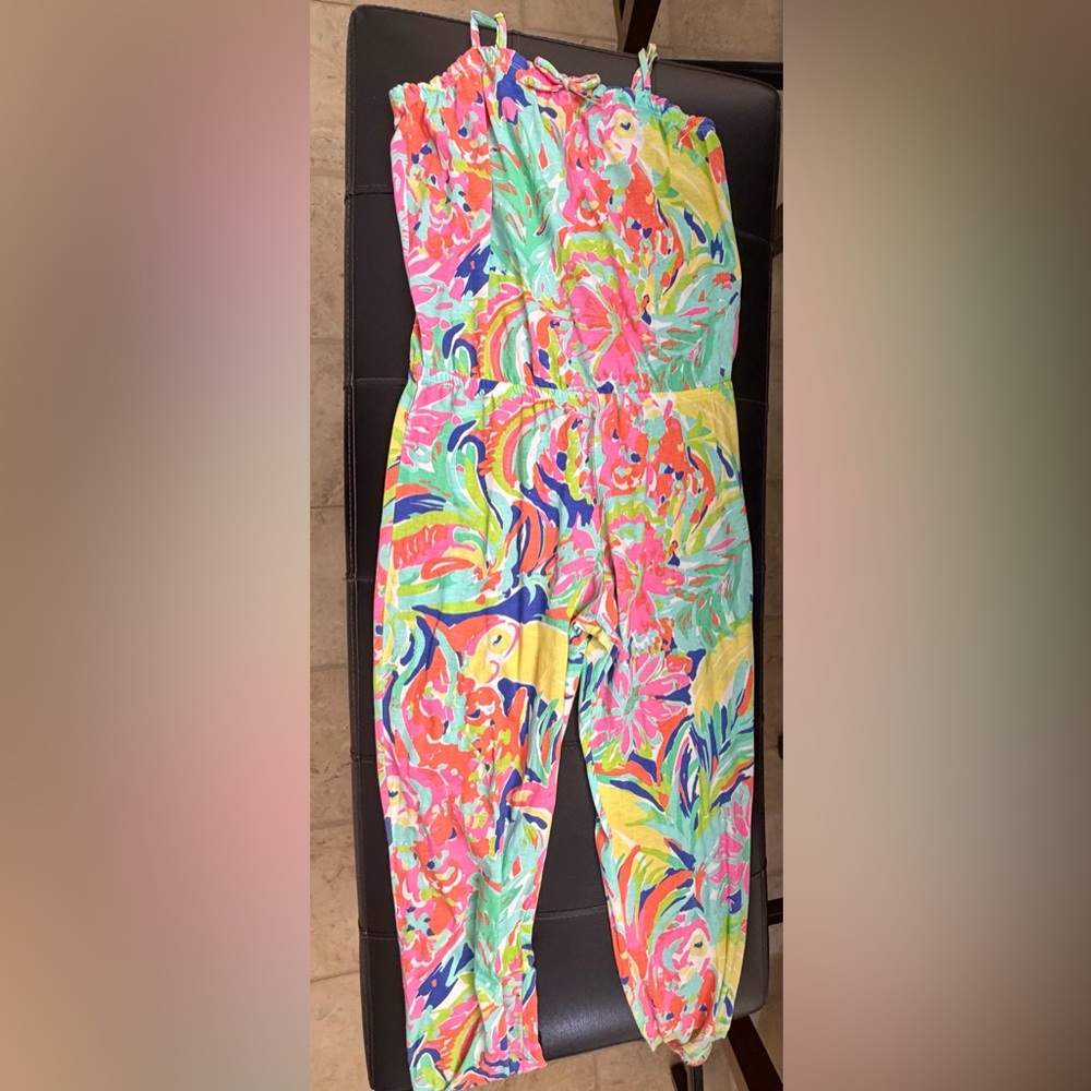 💖Lilly Pulitzer Colorful Tropical Print Jumpsuit - Multicolor